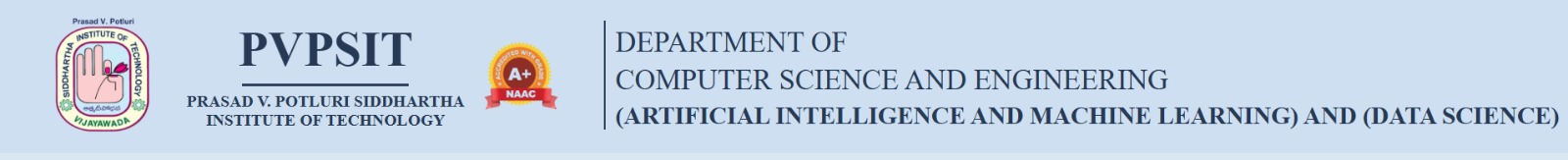 PVPSIT CSE(AI&ML, DS) Banner